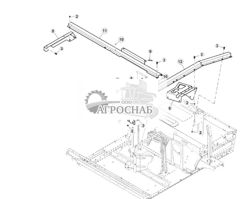 Опора рамы двигателя, Tier 2 - ST824244 1140.jpg